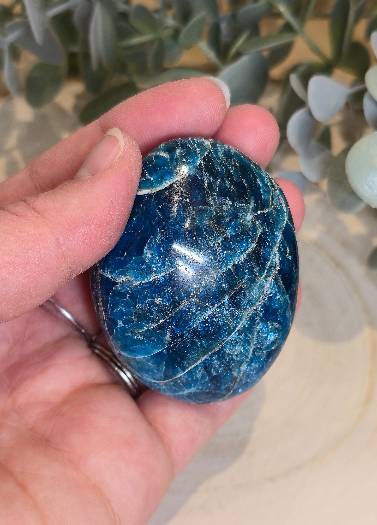 Pierre de paume en Apatite