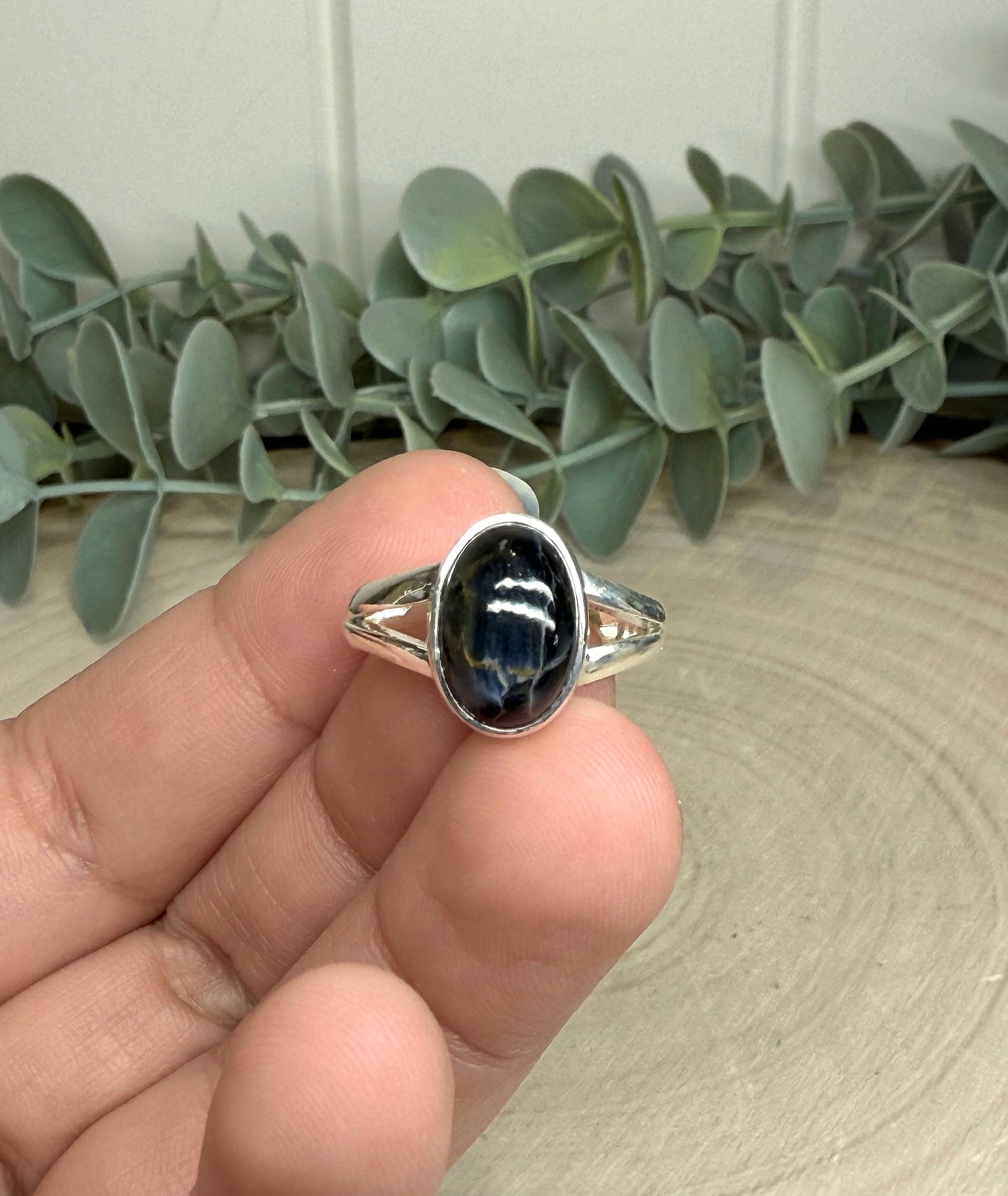 Bague ovale Pietersite