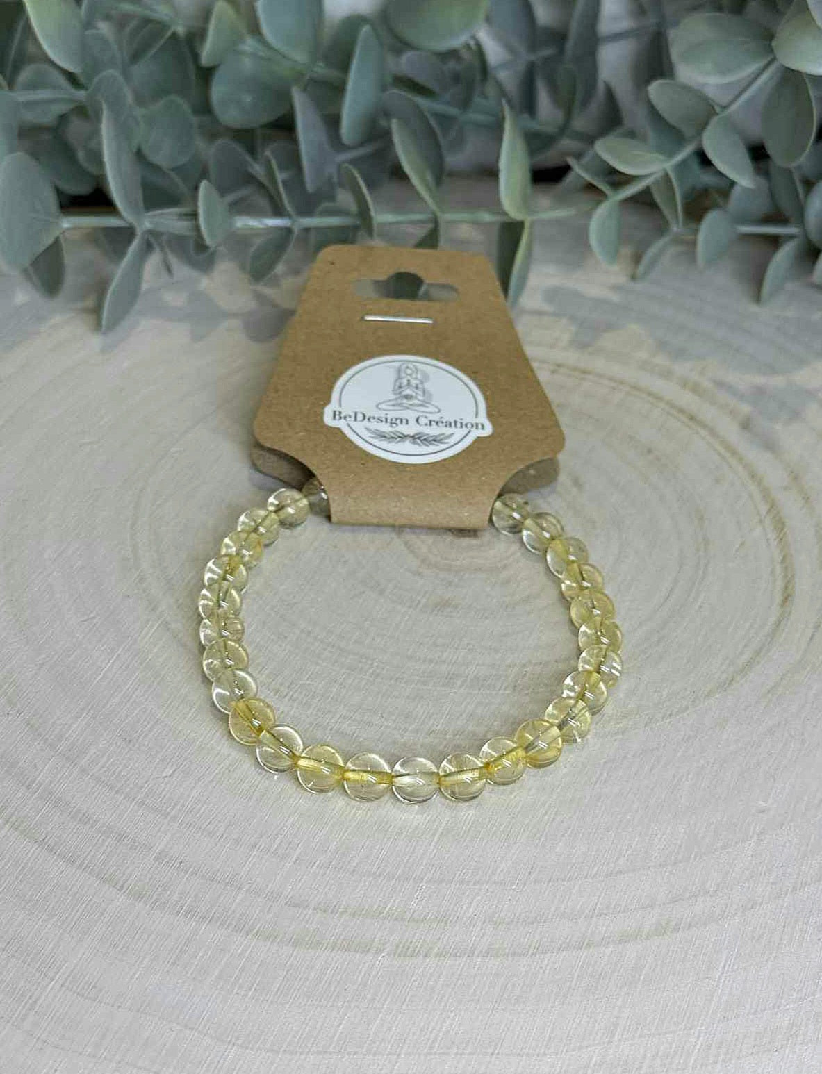 Bracelet Citrine 6mm
