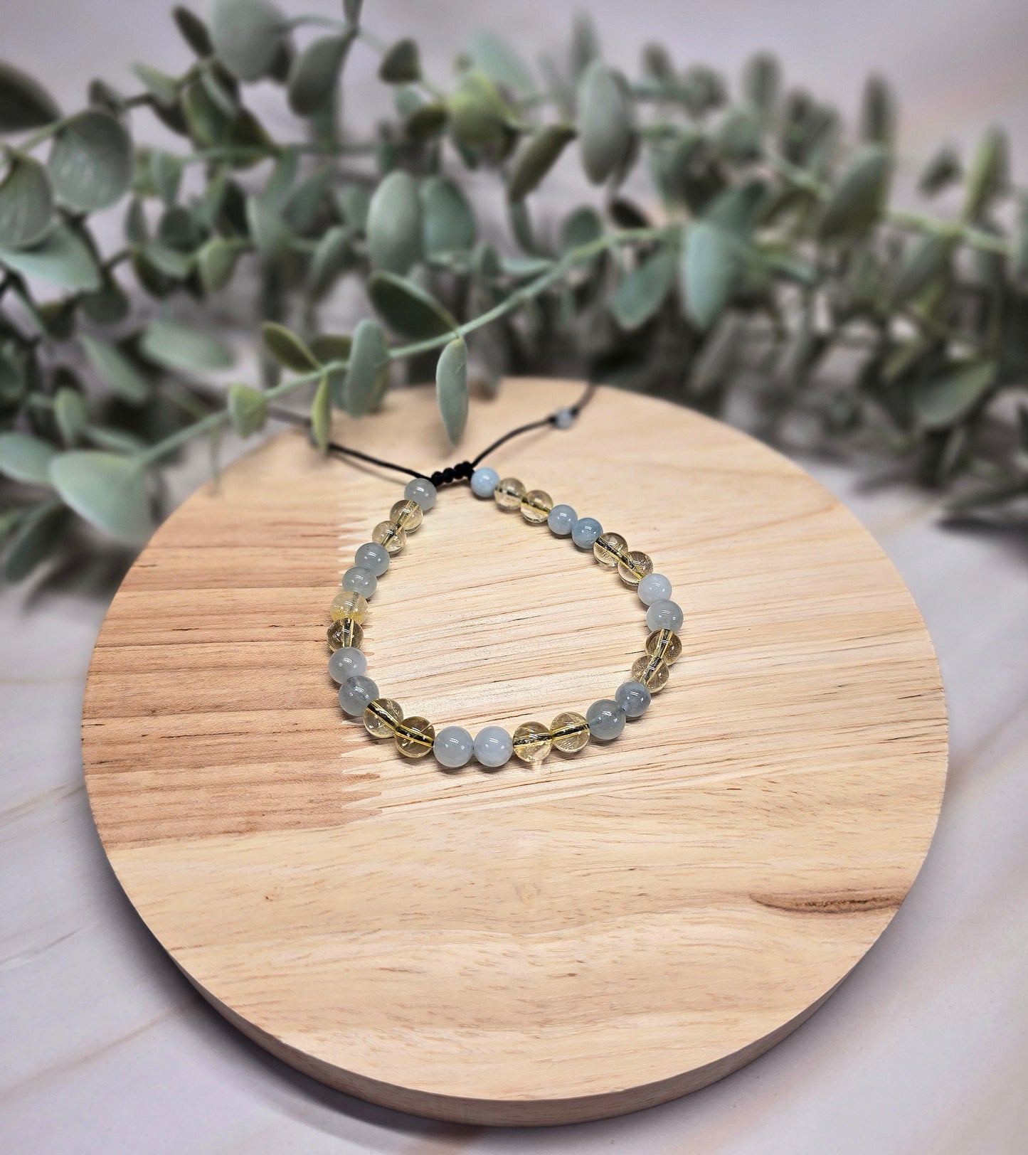 Bracelet avec pierres - création unique