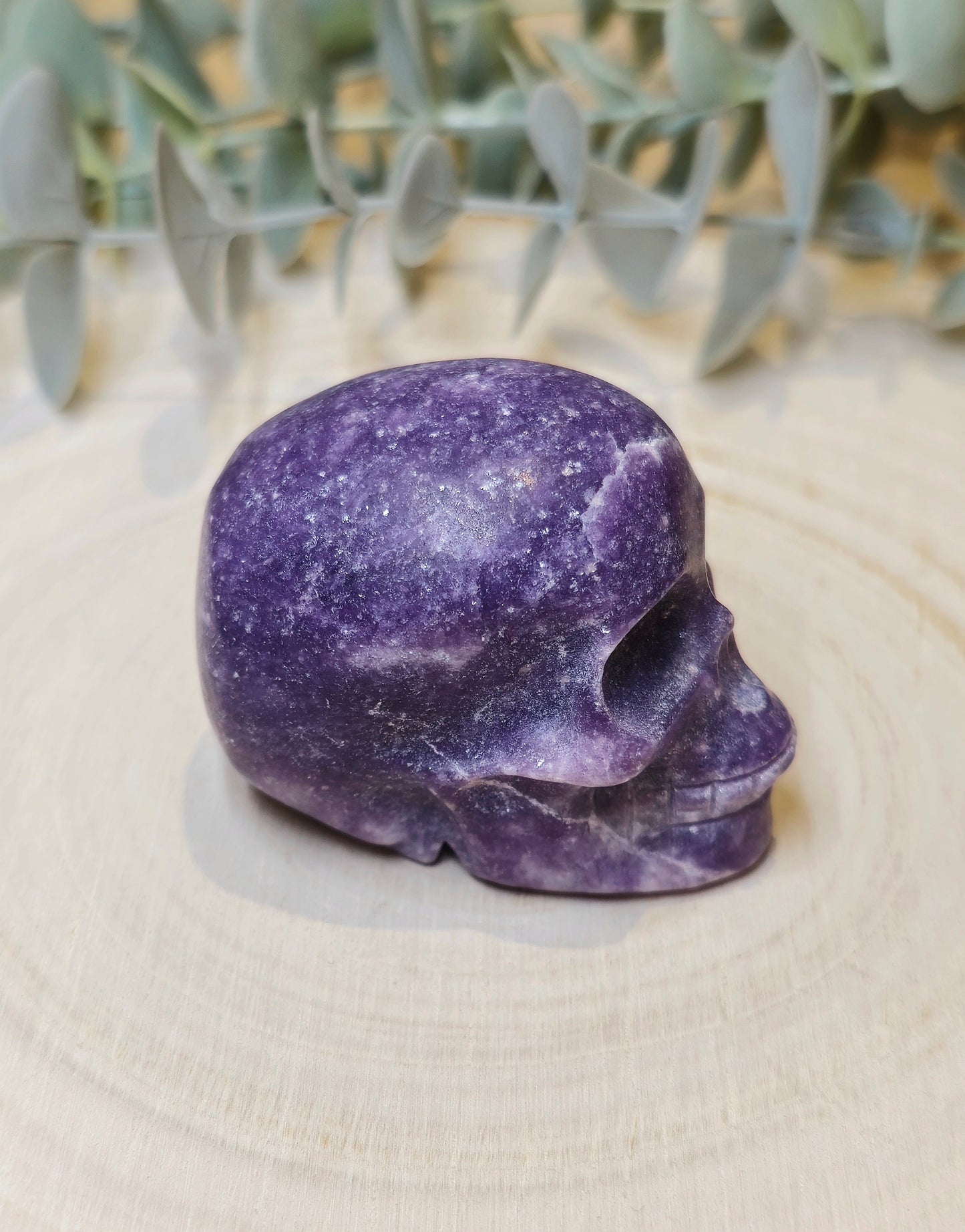 Crâne Lepidolite