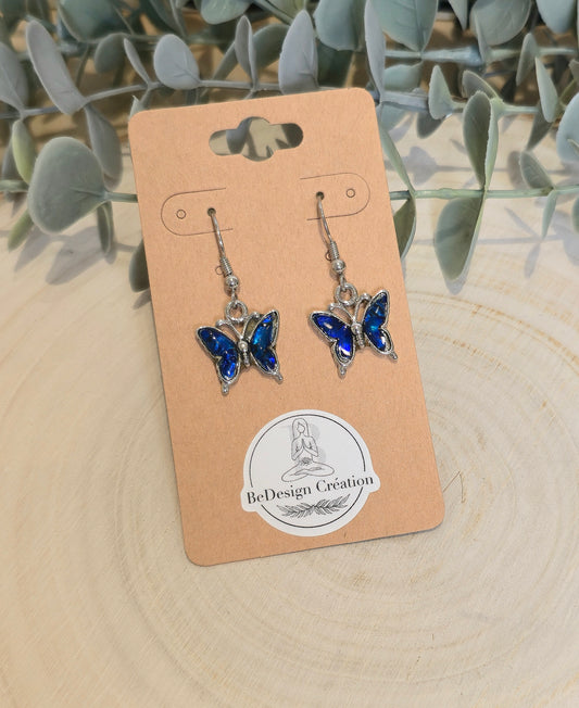 Boucles d'oreilles Papillon avec Abalone