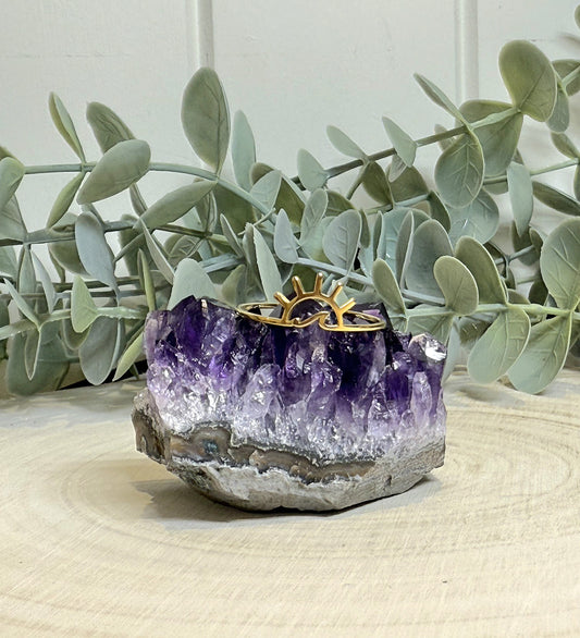 Bague Vague/Soleil gold