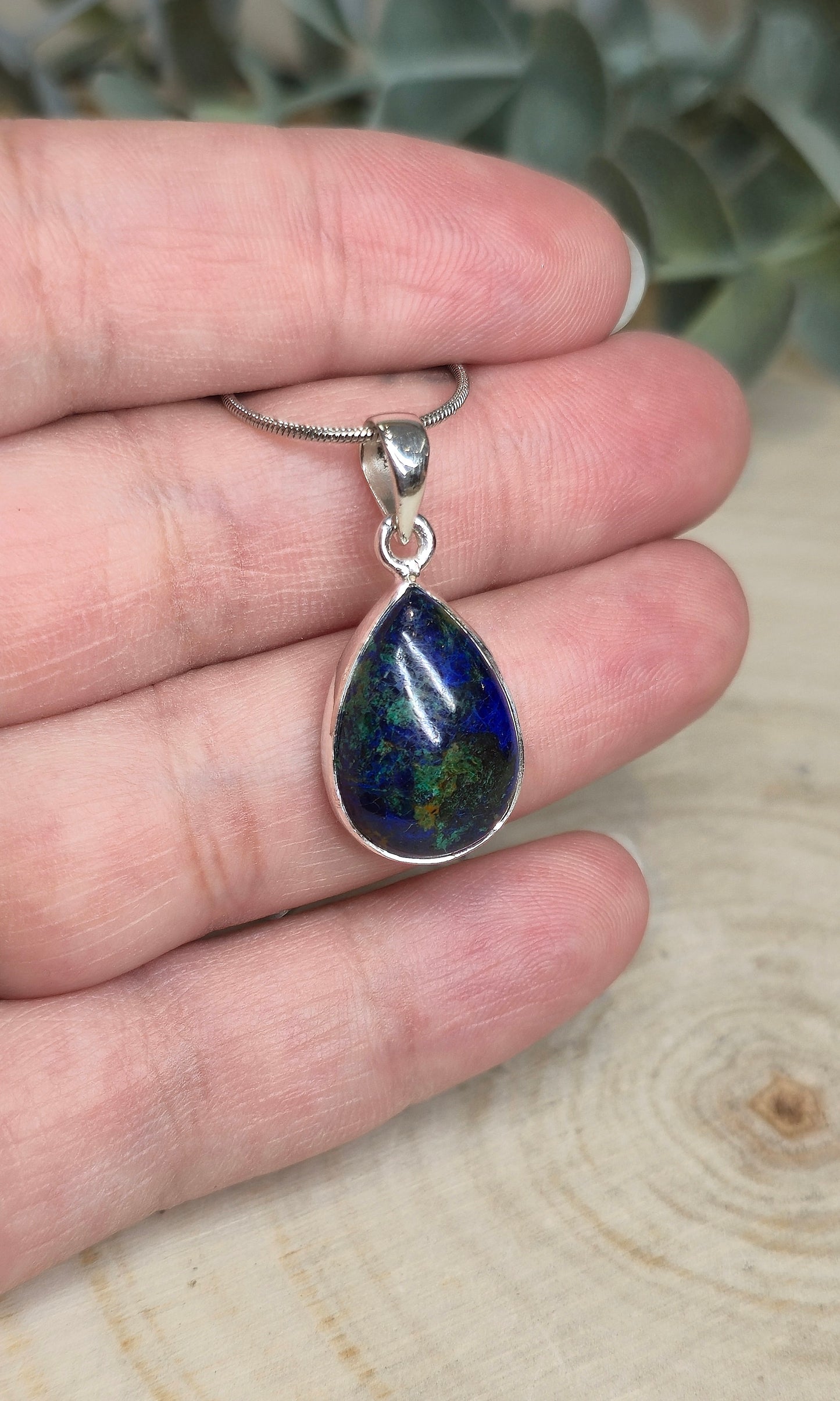 Collier Azurite-Malachite