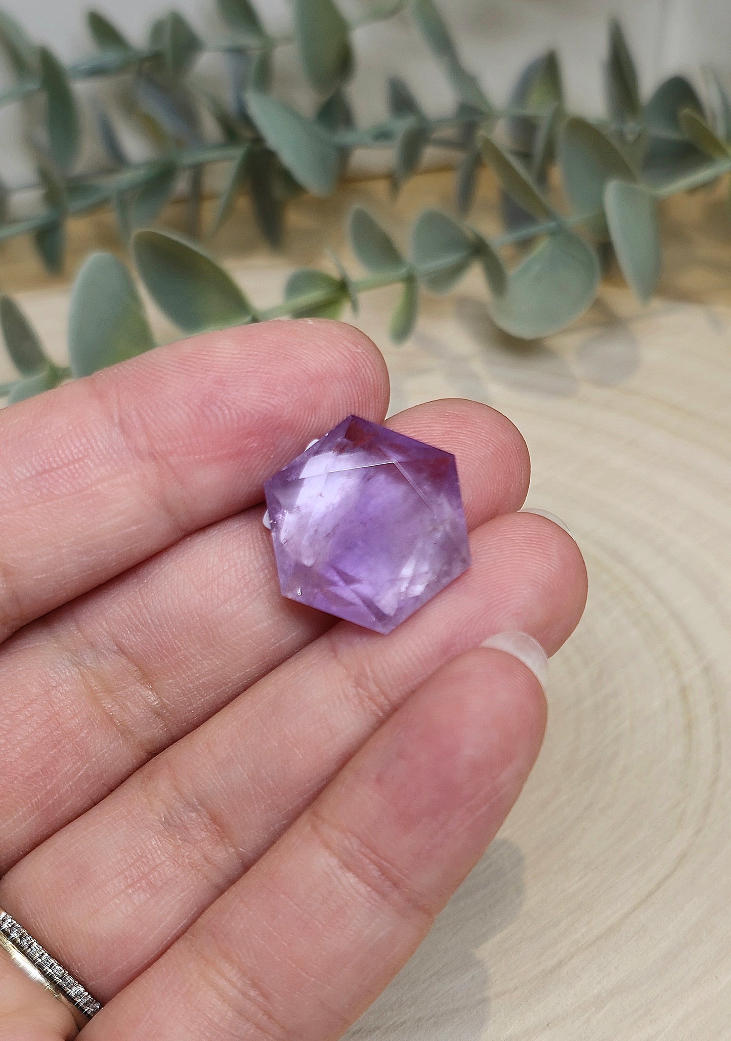 Étoile géométrique en Améthyste