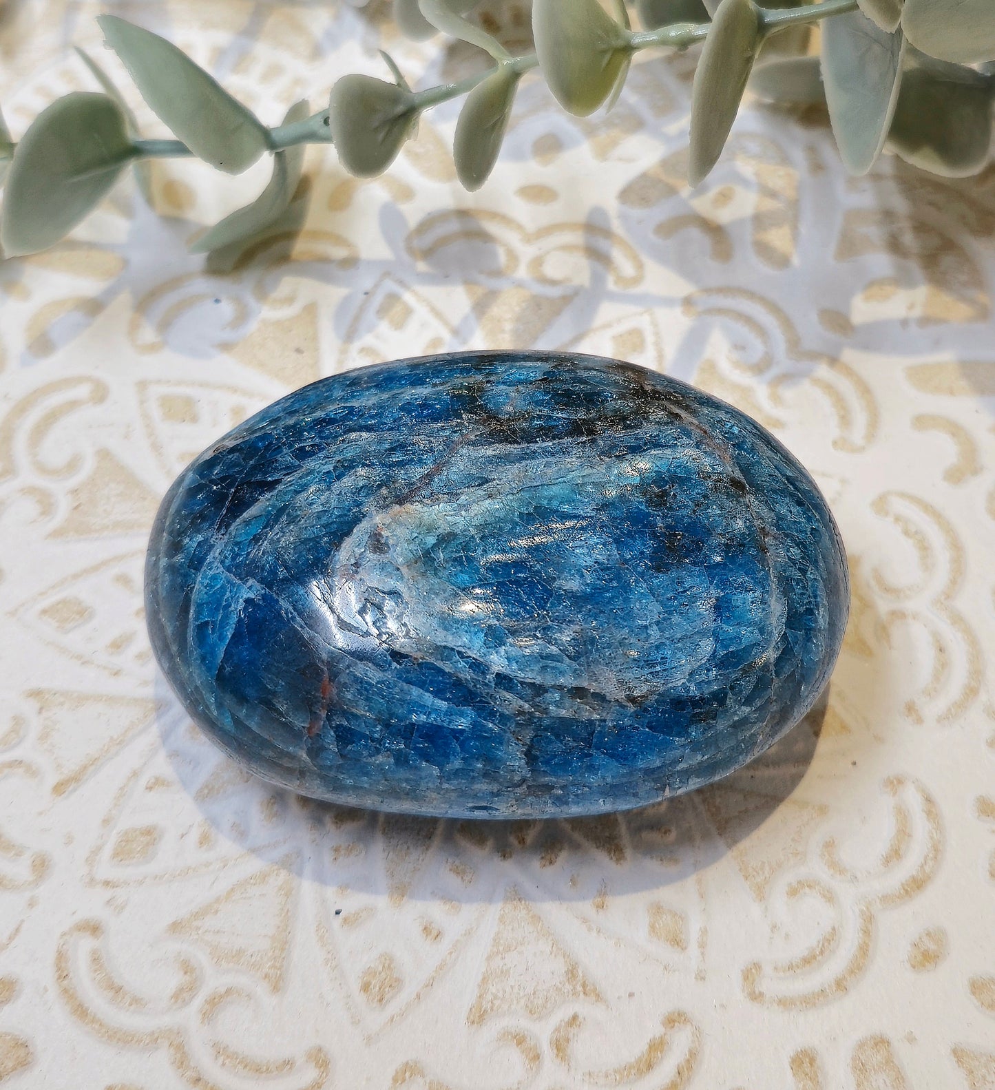 Pierre de paume en Apatite