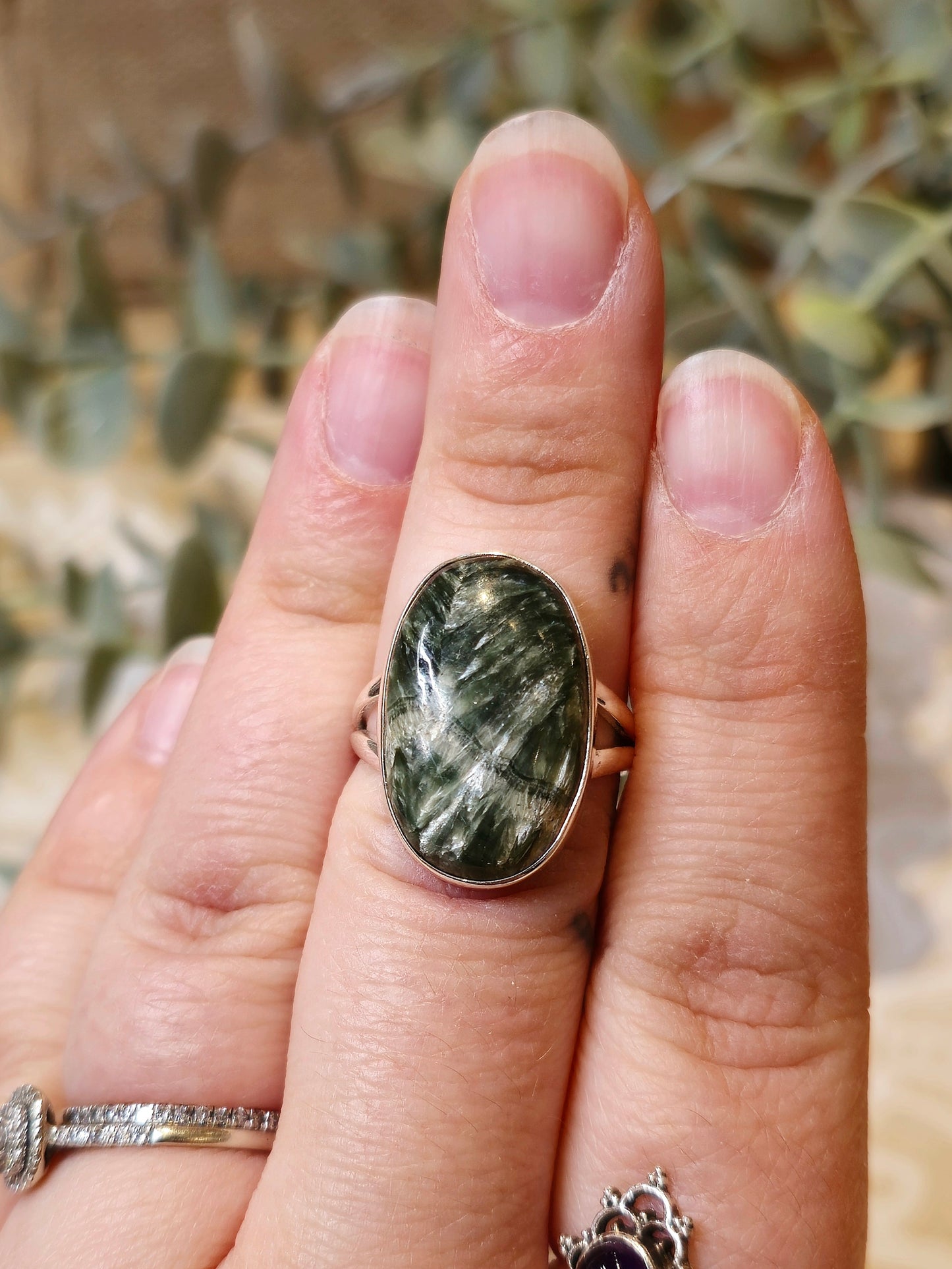 Bague Seraphinite