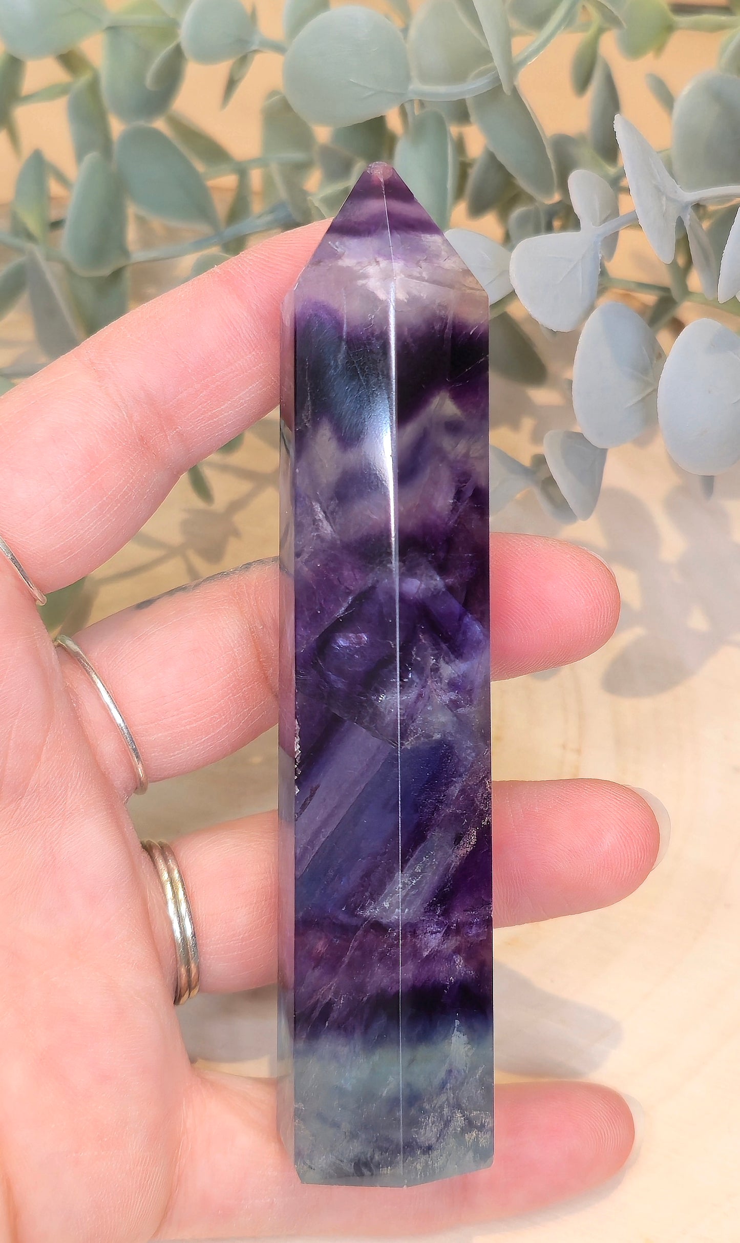 Pointe en Fluorite