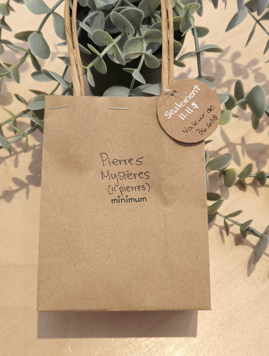 Boite de pierres mystères