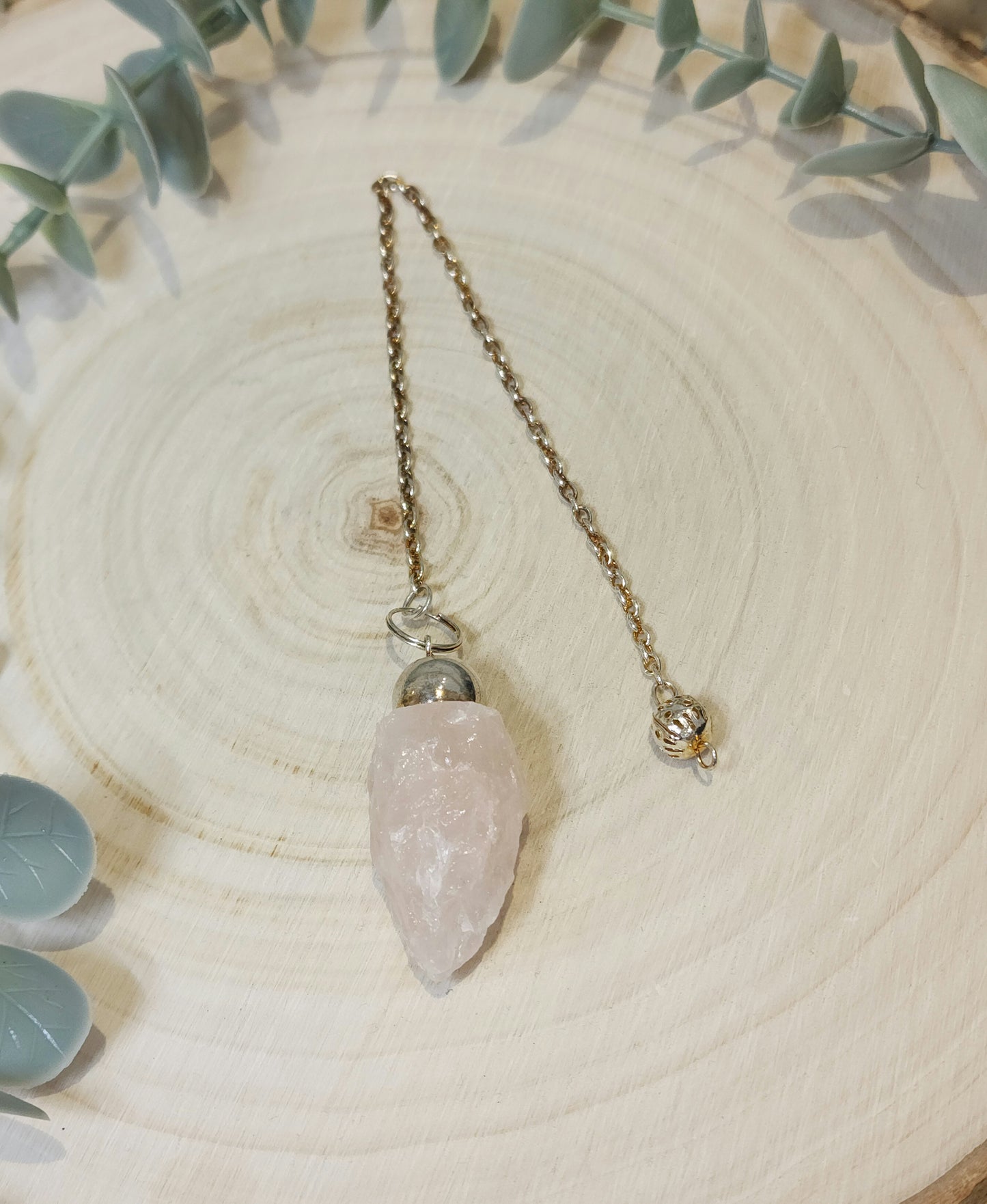 Pendule Quartz rose brute