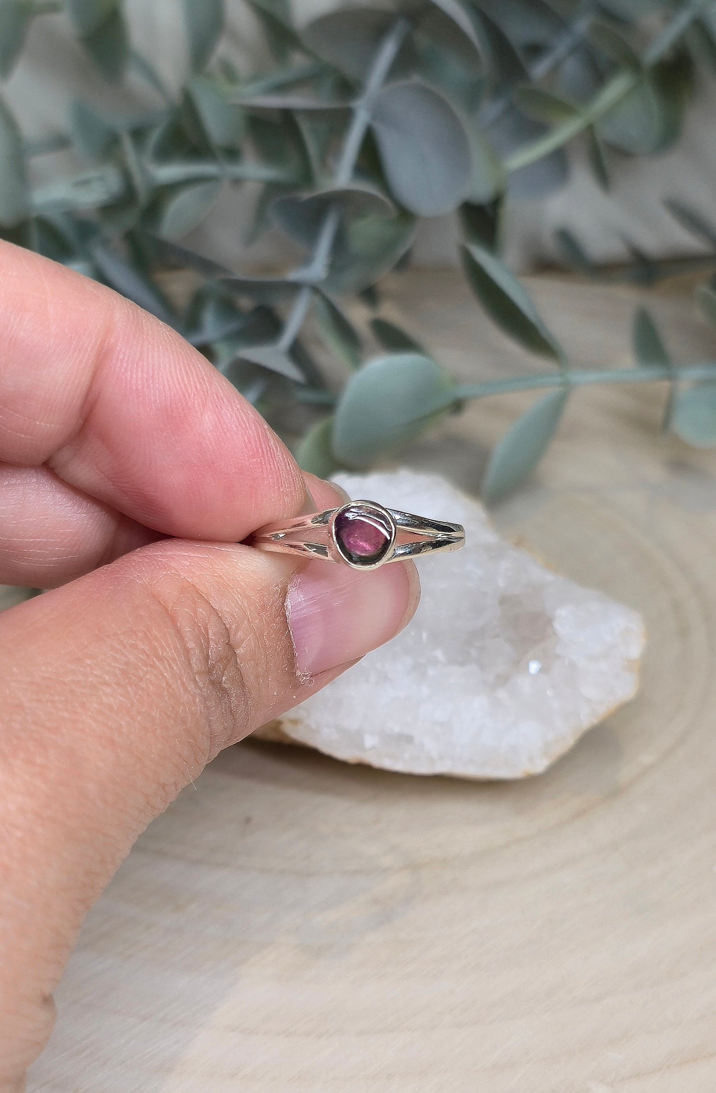 Bague Tourmaline melon d’eau