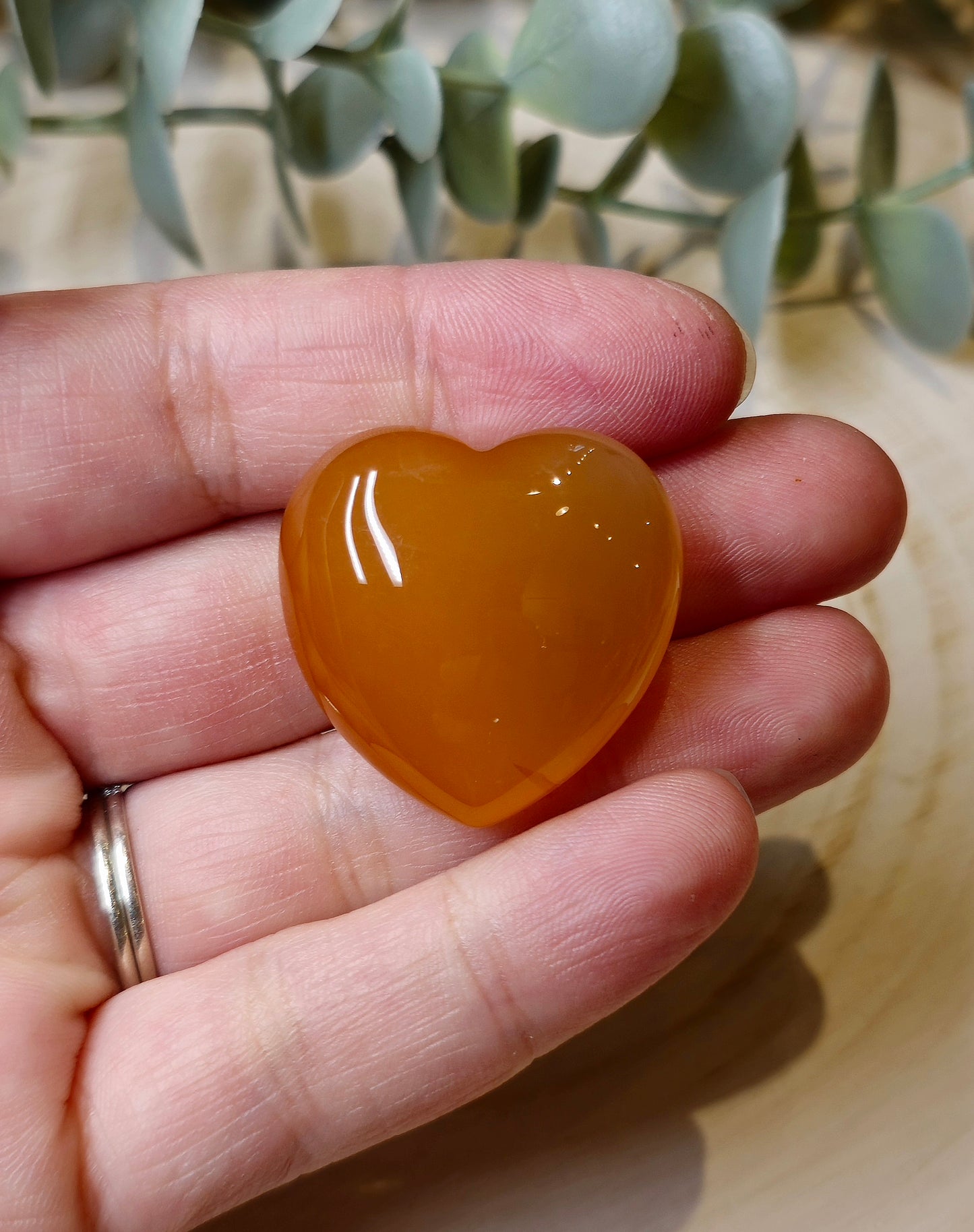 Coeur en Cornaline