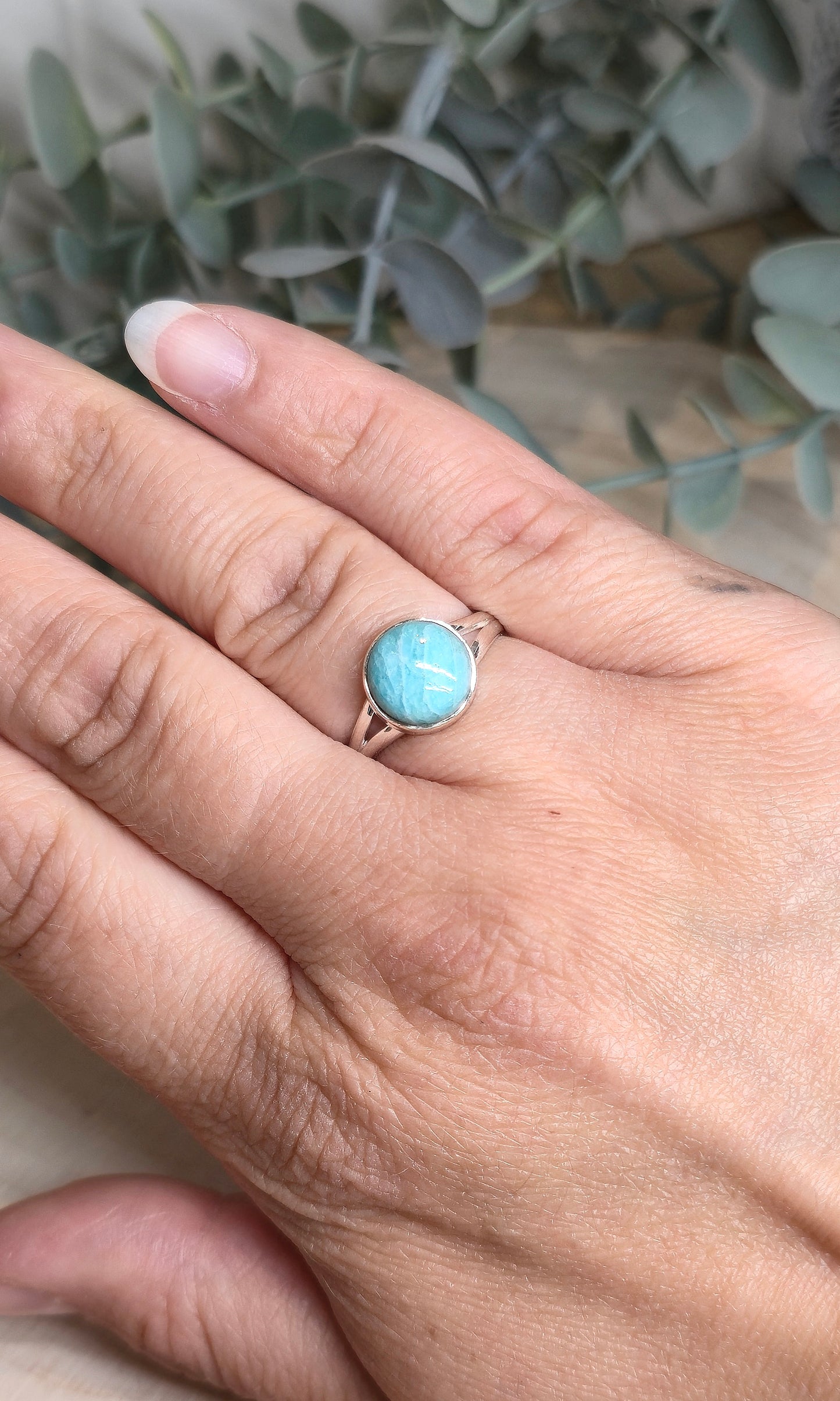 Bague Amazonite