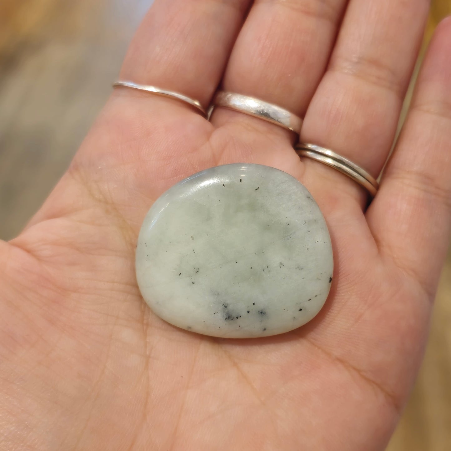 Pierre de paume mince Agate dendritique