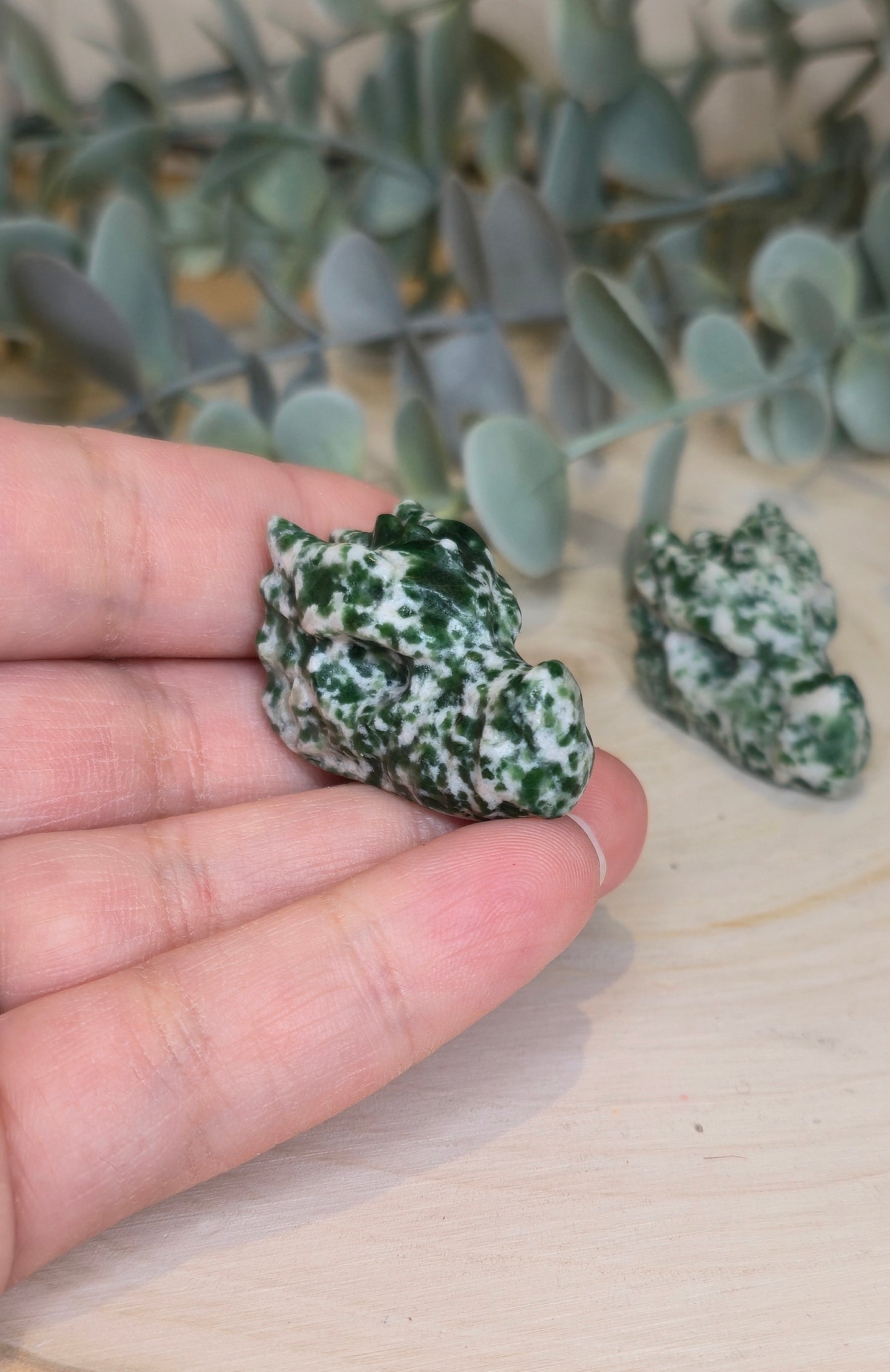 Dragon Jaspe green dots
