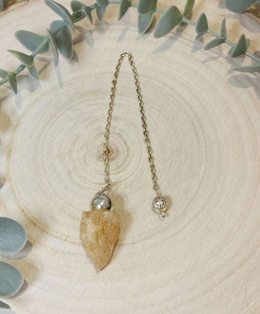 Pendule Aventurine jaune brute