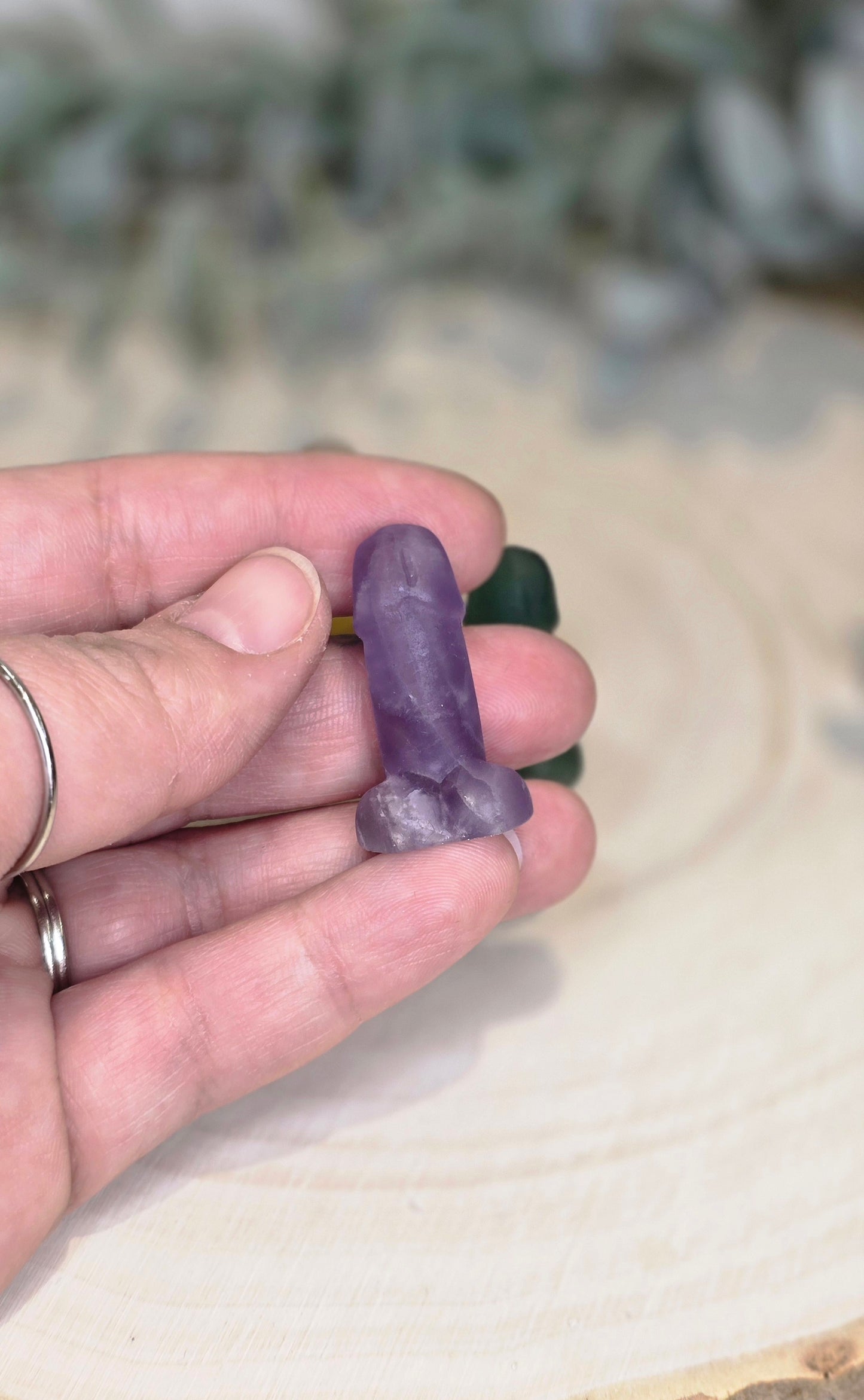 Pénis en Fluorite