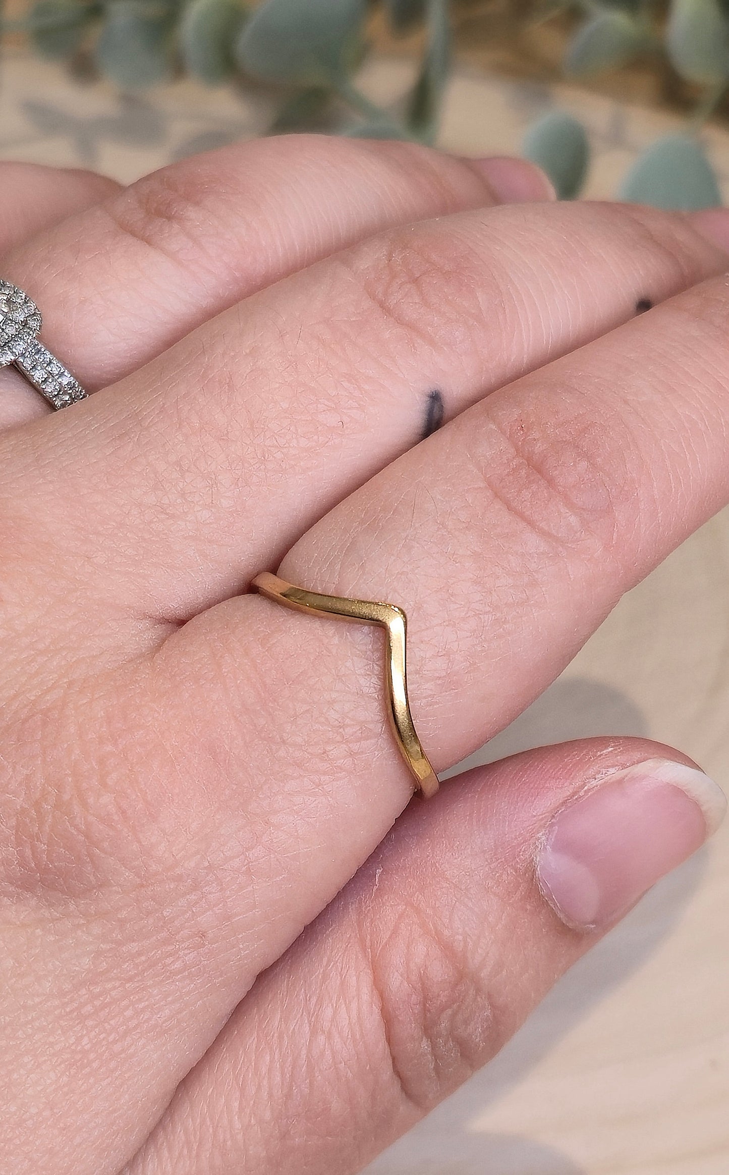 Bague Triangle gold
