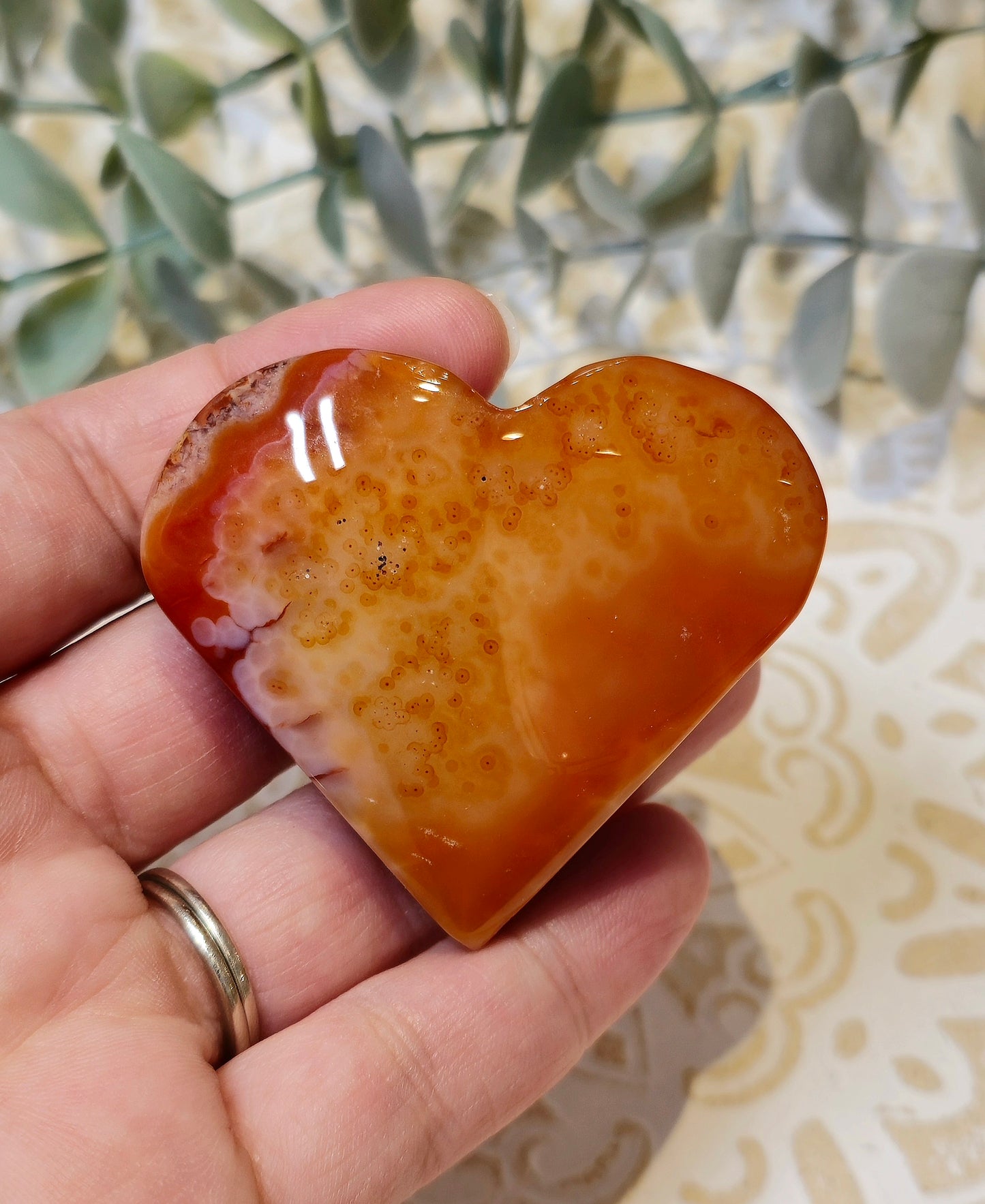 Coeur en Cornaline