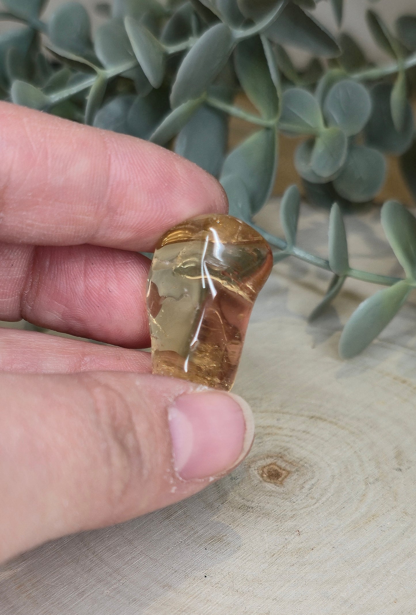 Citrine naturelle du Brésil grade extra barattée