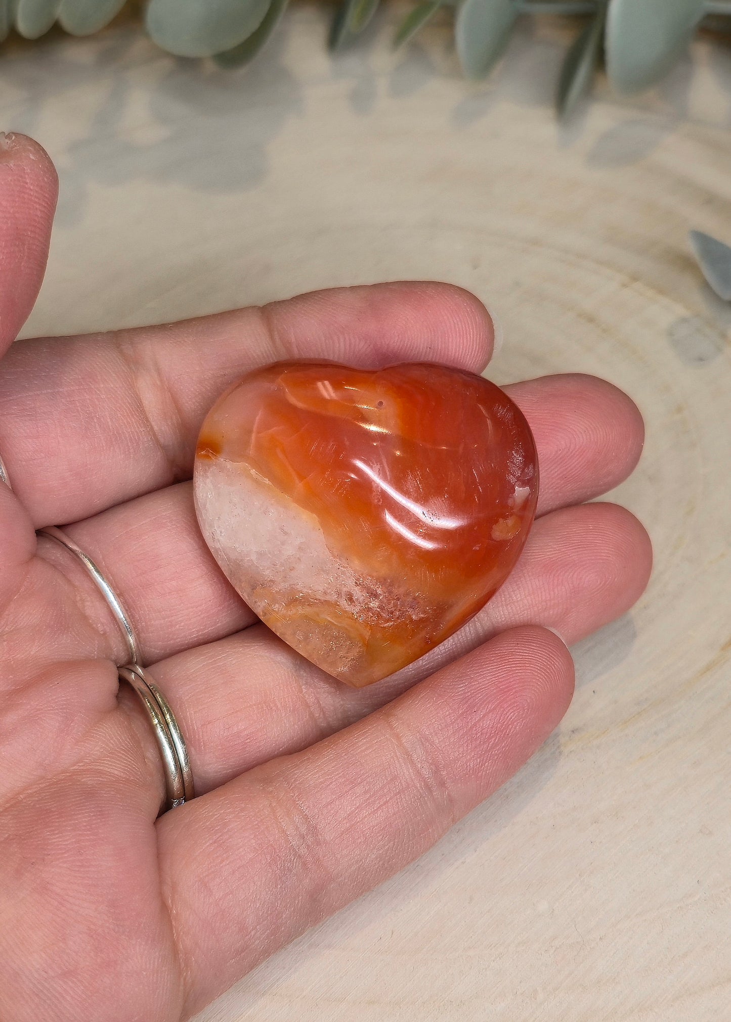 Coeur en Cornaline