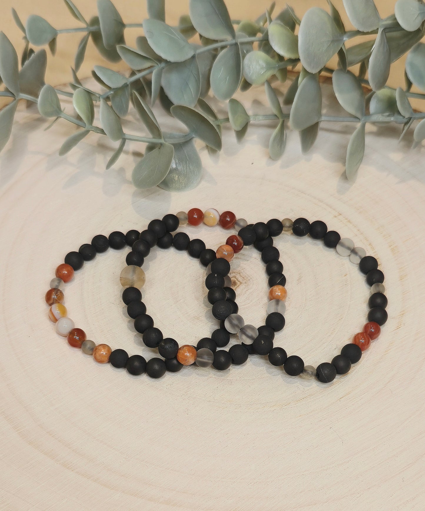 Vitalité - Créativité & Feu sacrée (Trio de bracelets)