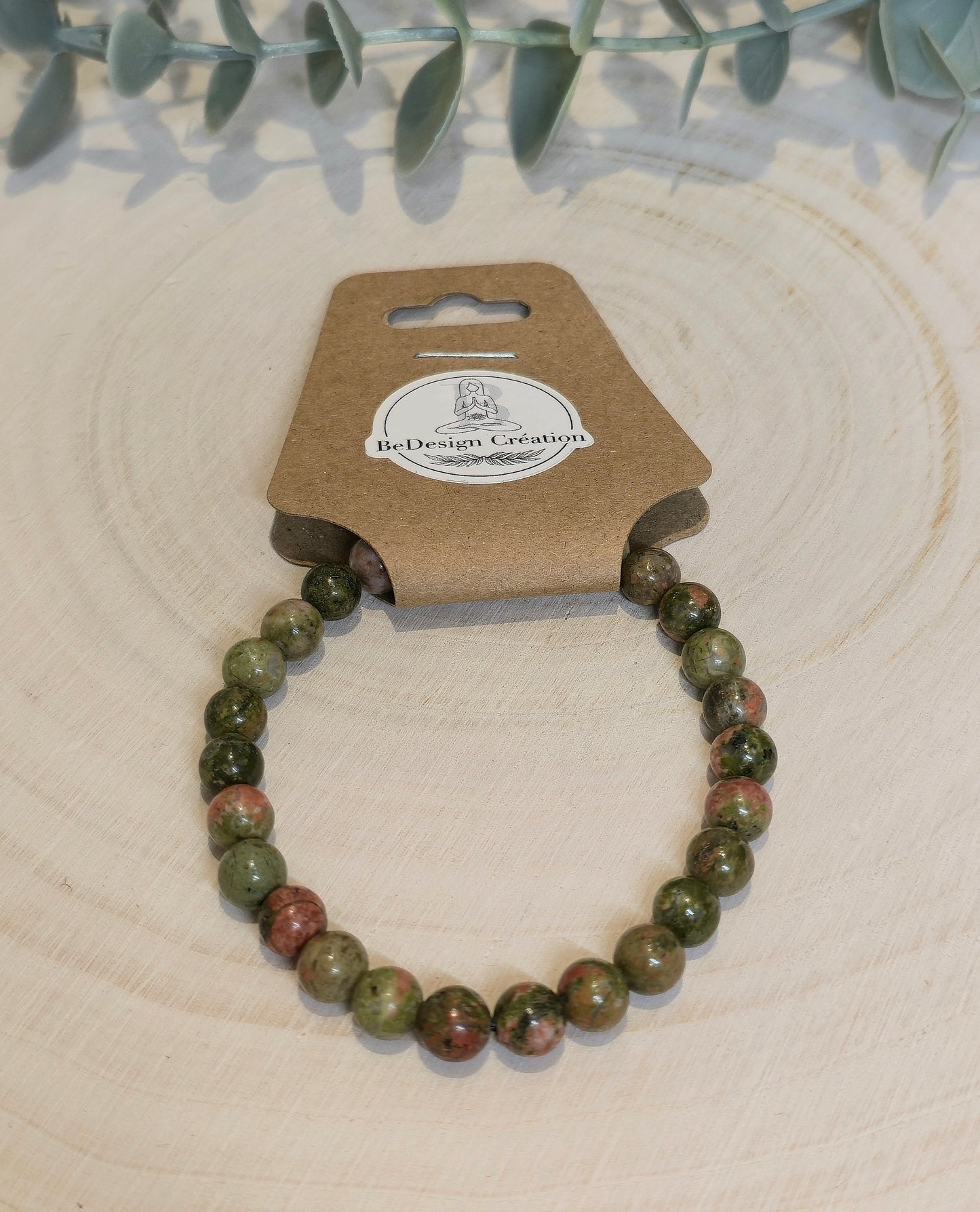 Bracelet Unakite 6mm