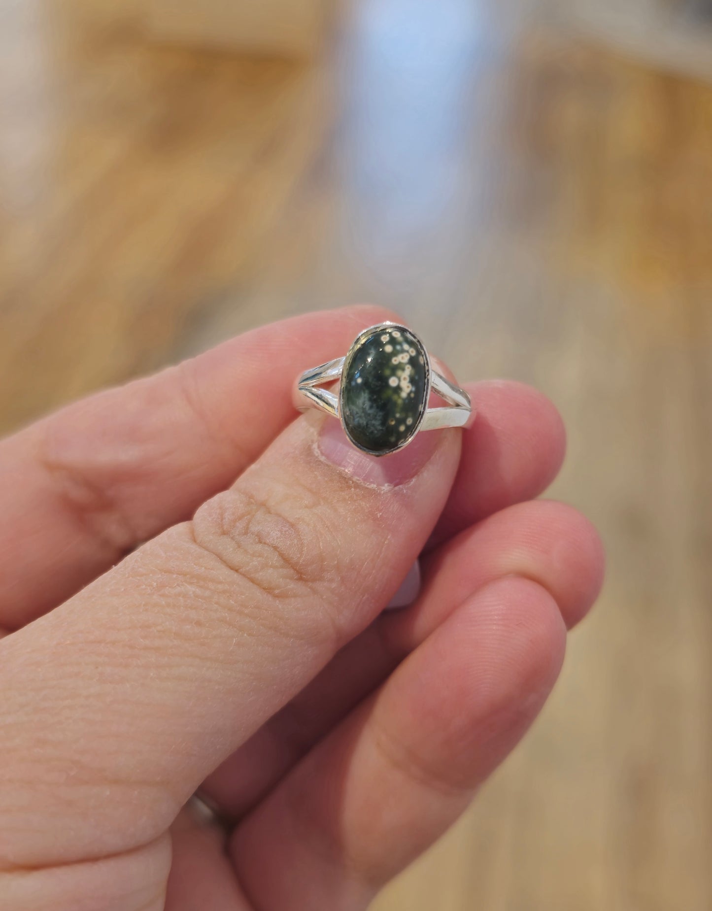 Bague Jaspe Océan