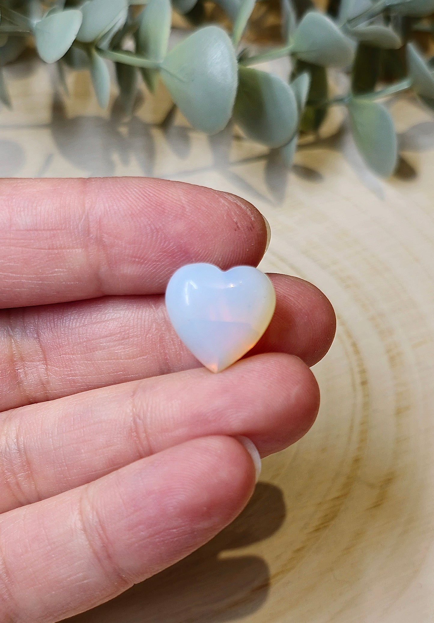 Mini Coeur en Opalite (manmade)