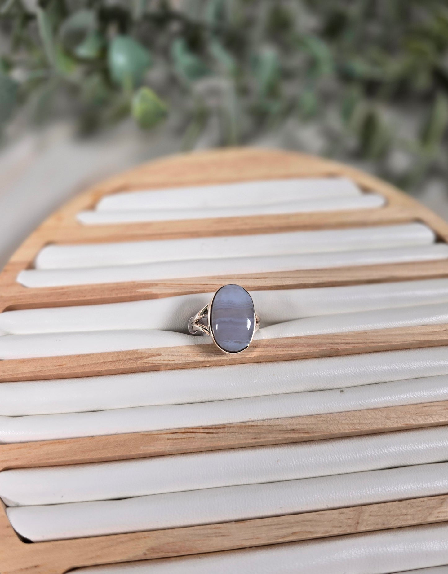 Bague Agate dentelle