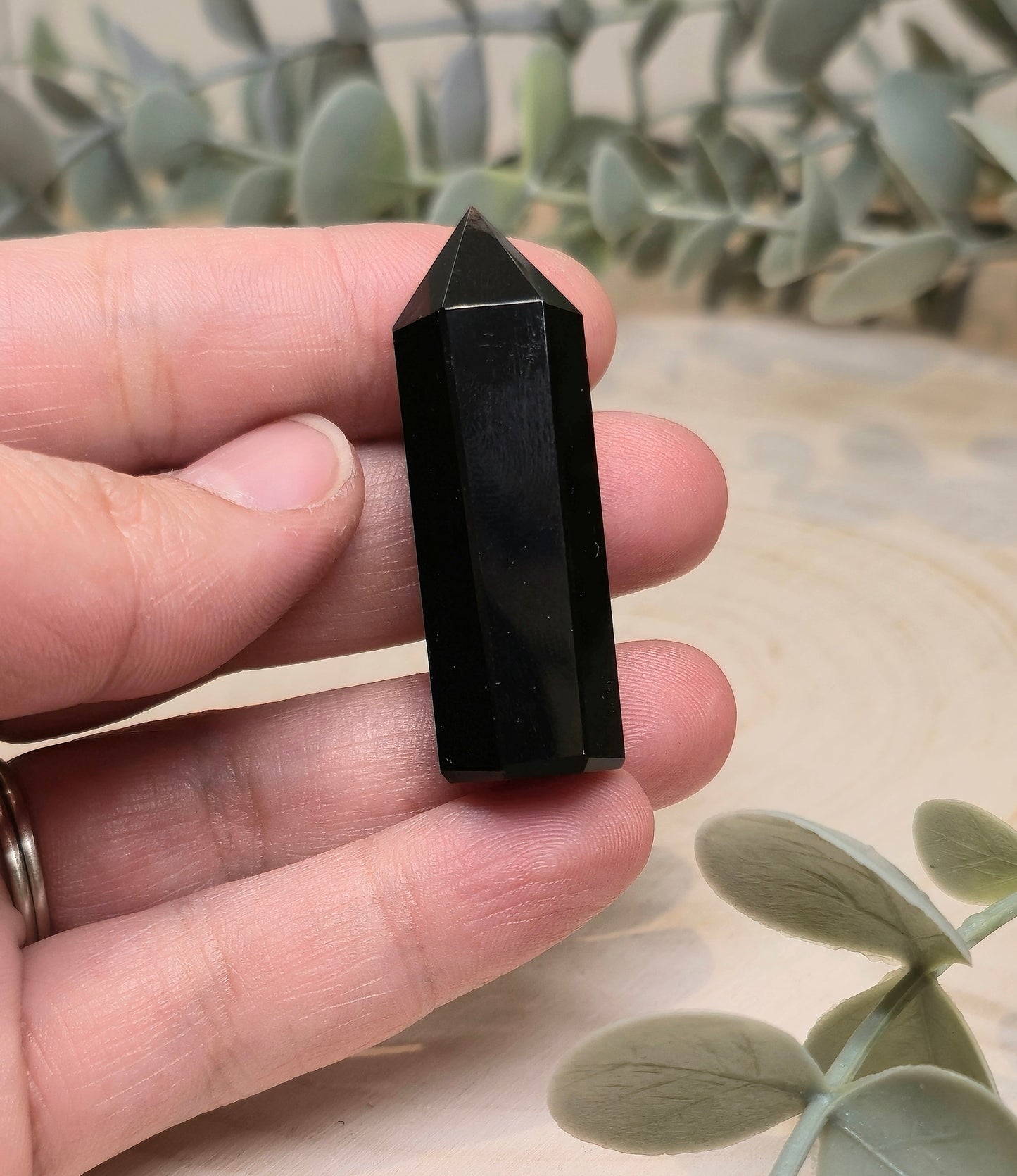 Pointe en Obsidienne dorée