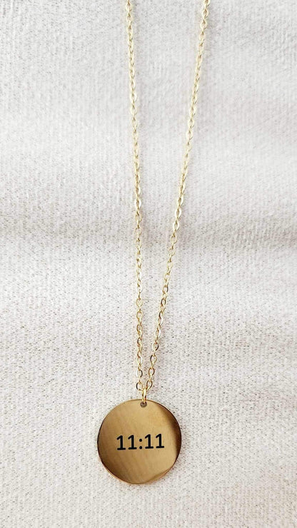 Collier Cercle 11:11 gold