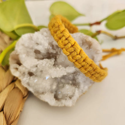 Bracelets ajustables à noeud plat