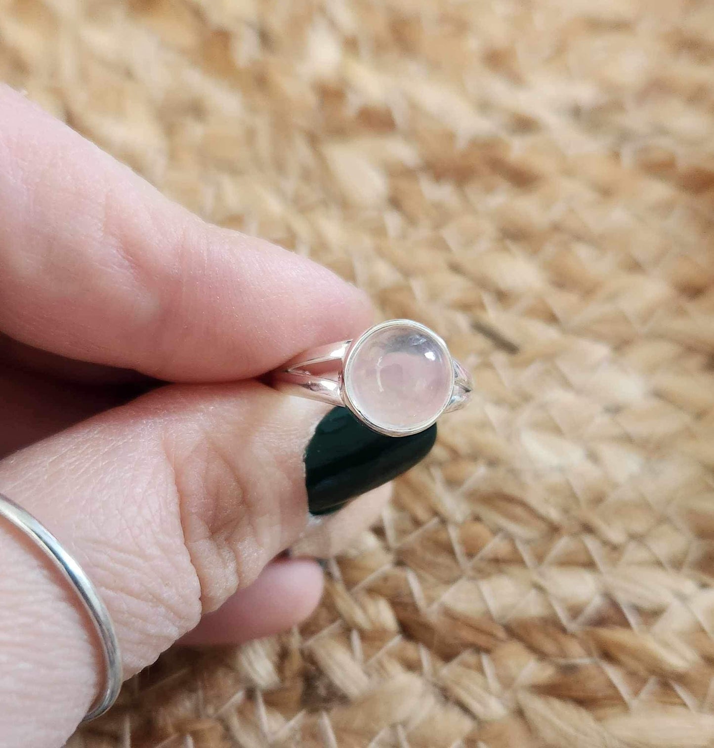 Bague Quartz rose