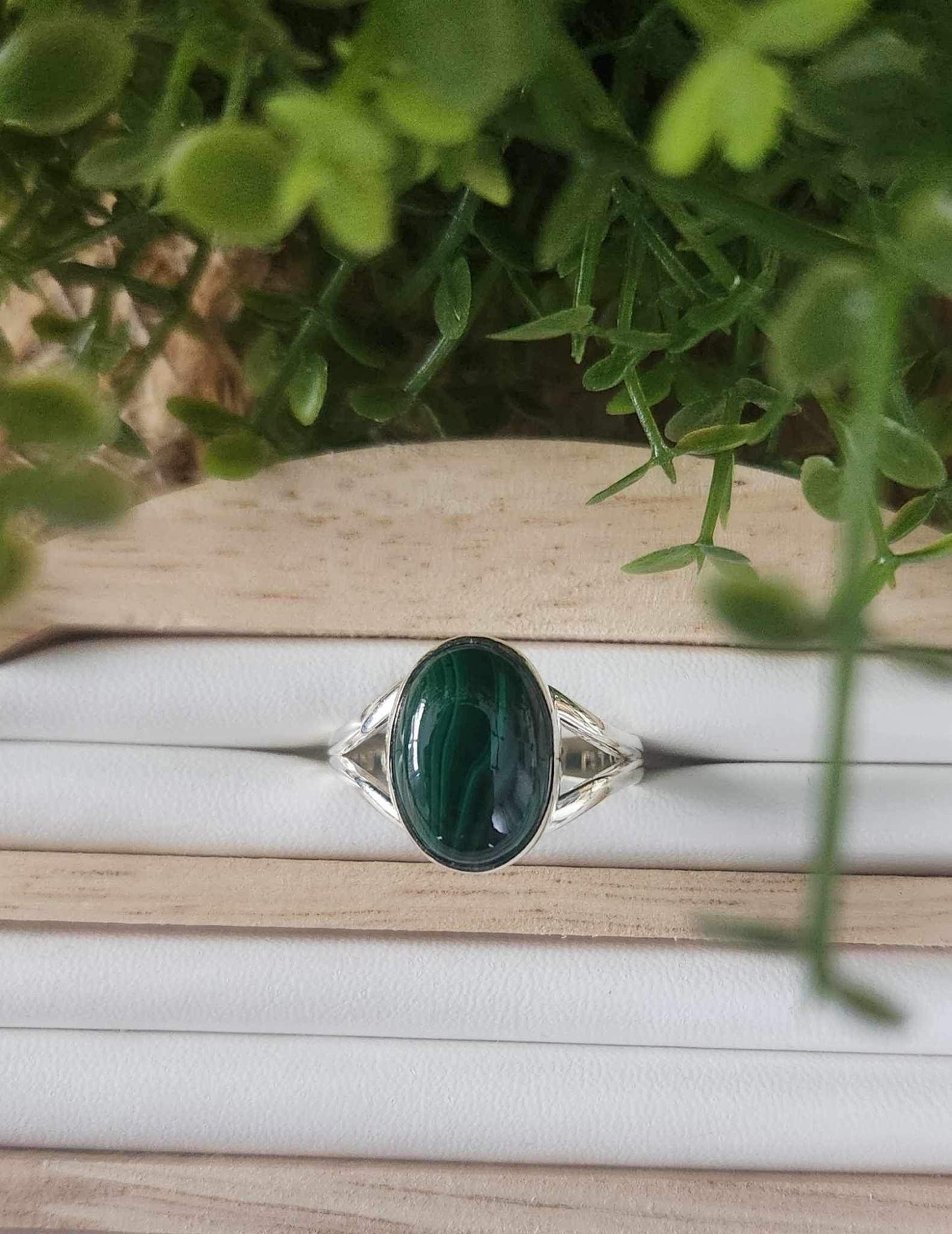 Bague Malachite