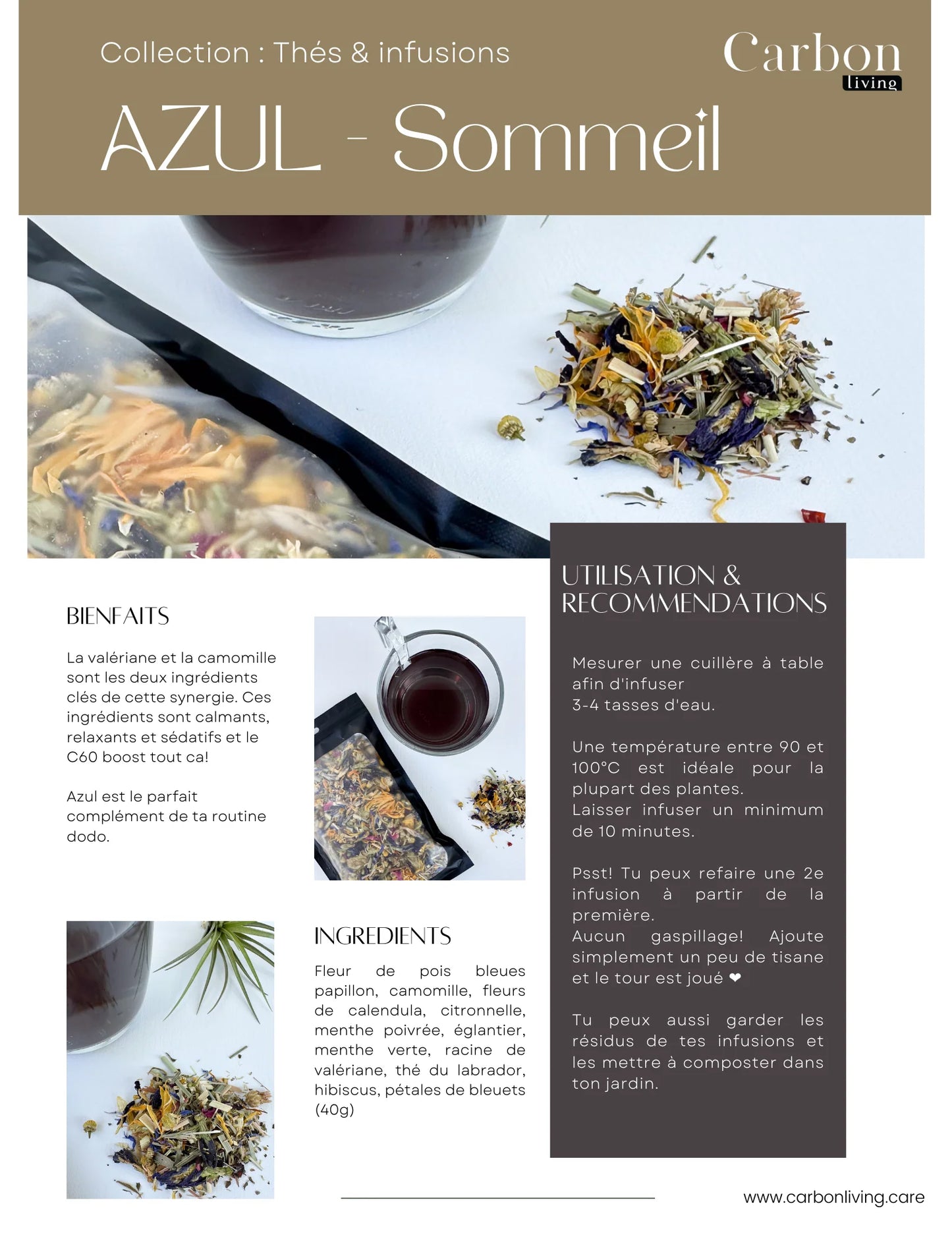 Tisane Azul - Sommeil