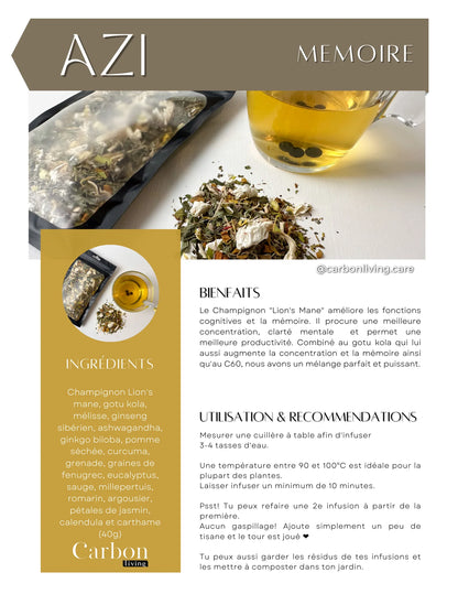 Tisane Azi - Mémoire