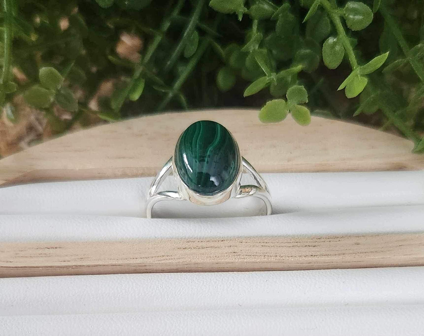 Bague Malachite