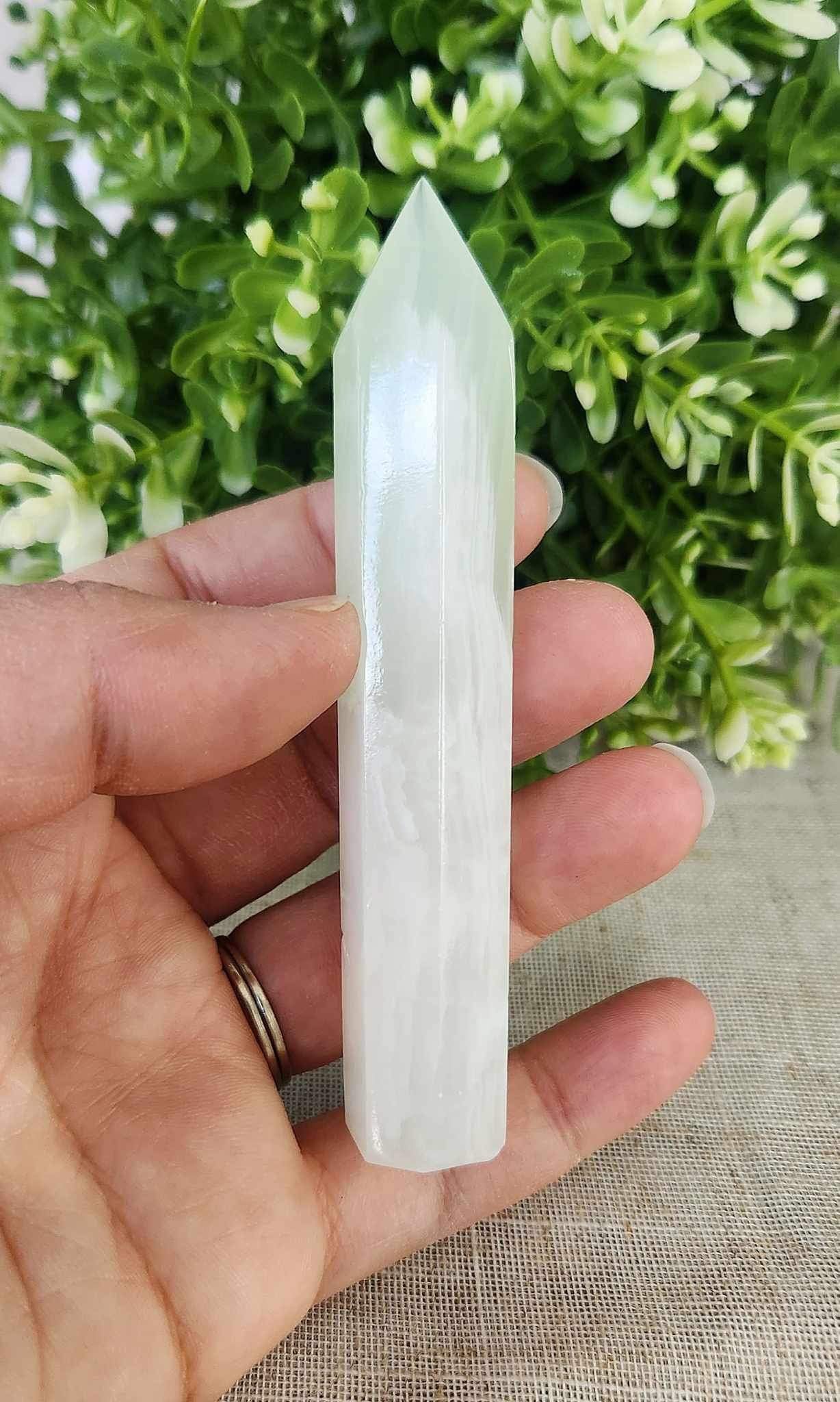 Pointe en Calcite vert