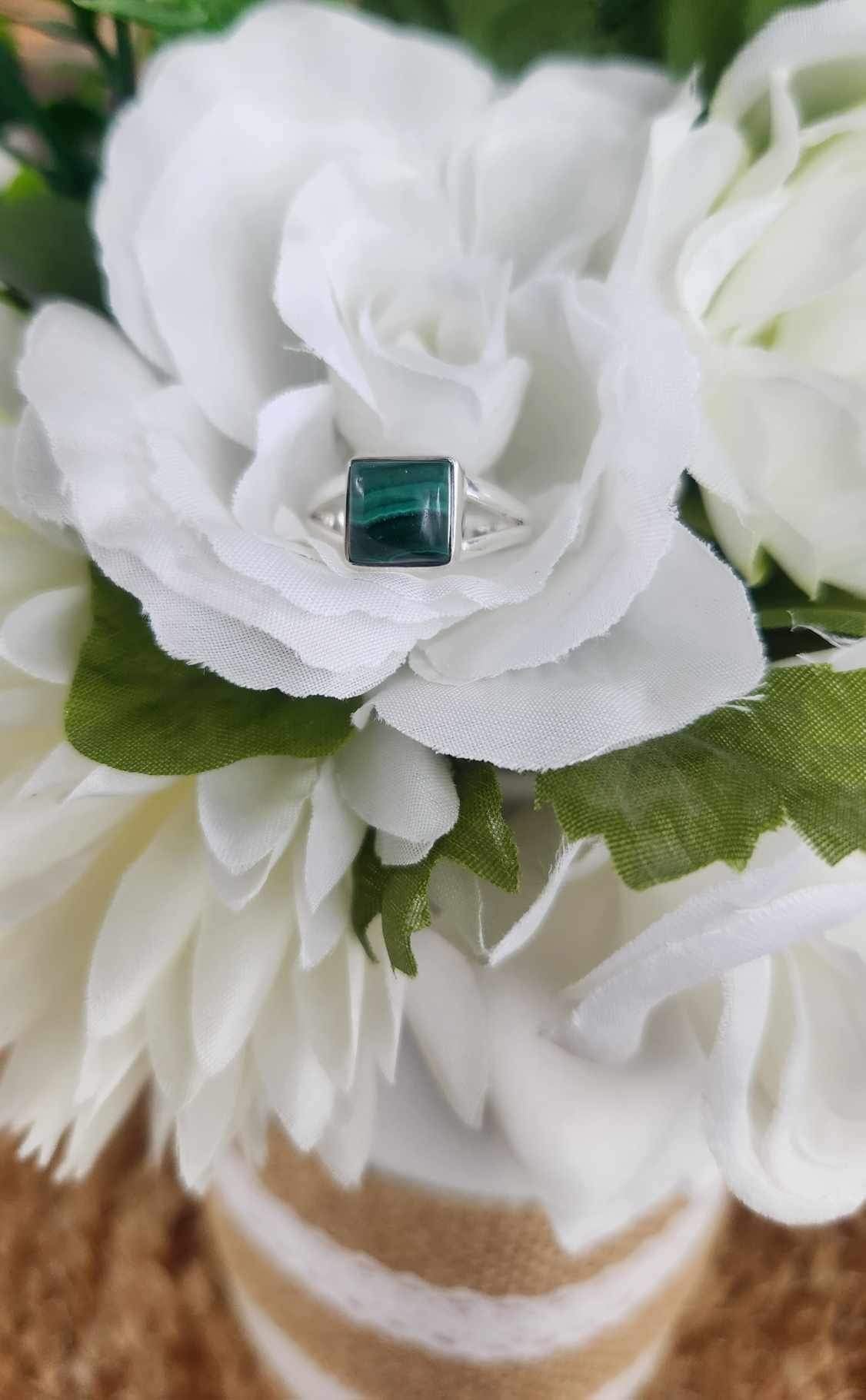 Bague Malachite