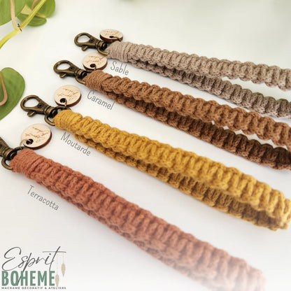 Bracelets ajustables à noeud plat