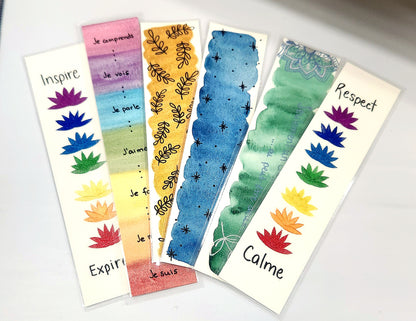 Signets en aquarelle