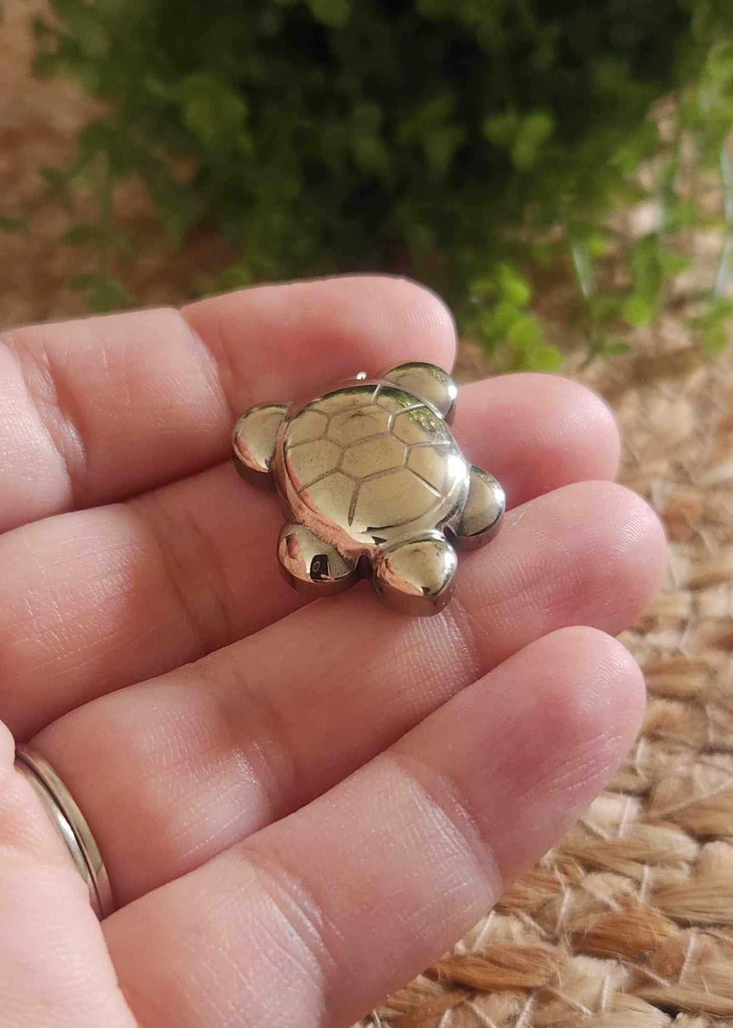 Tortue en Pyrite