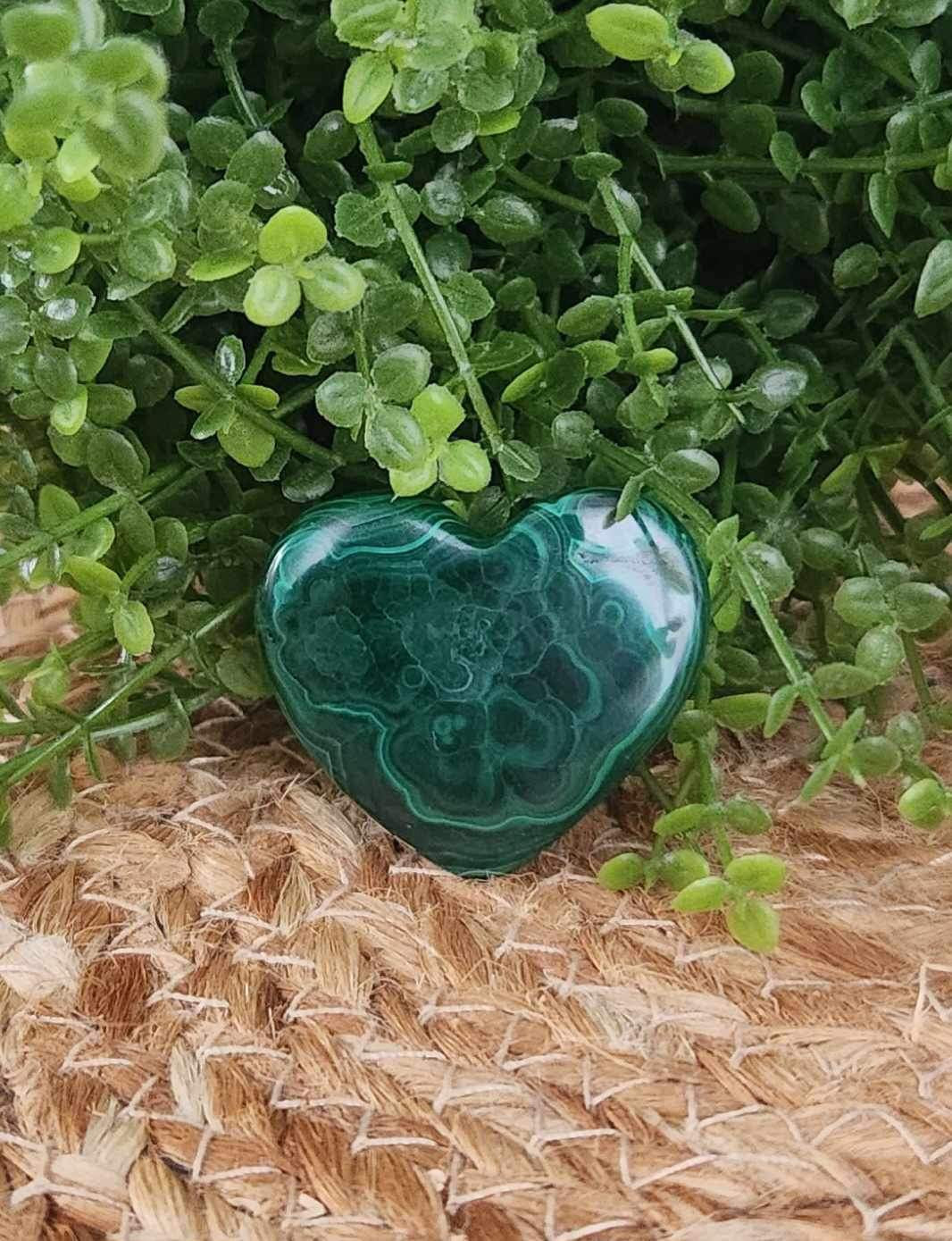 Coeur en Malachite