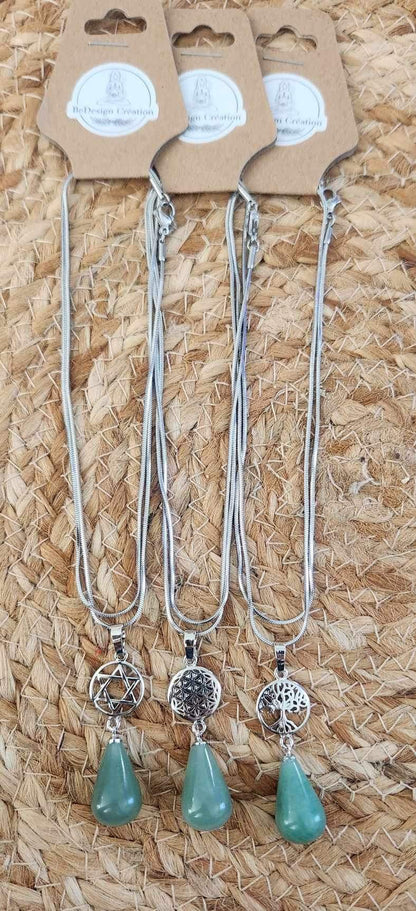 Collier Aventurine verte