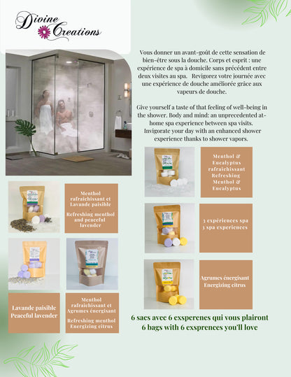 Bombe de douche Expériences Spa