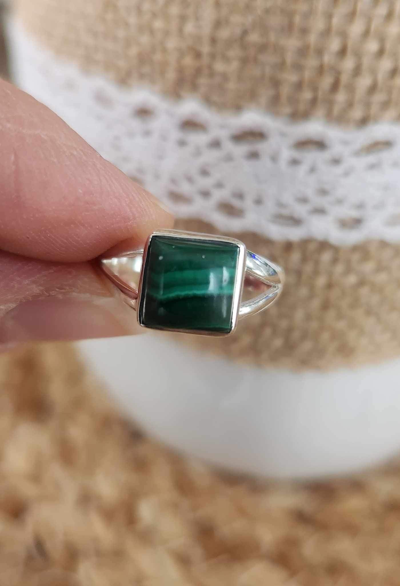 Bague Malachite