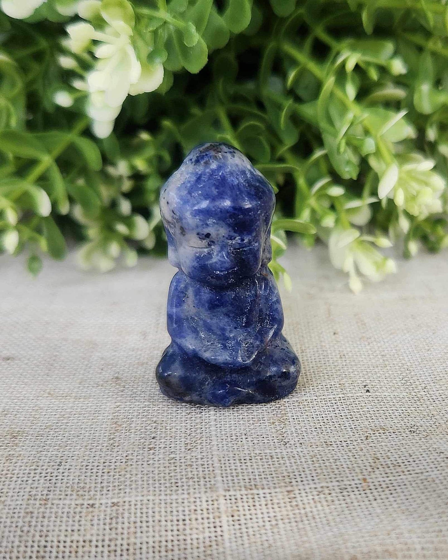 Bouddha en Sodalite