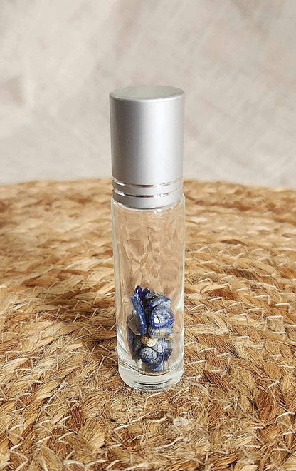 Roll-on avec pierres pour huile essentielle