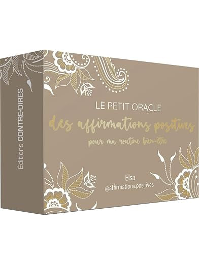 Le petit oracle des affirmations positives pour ma routine bien-être